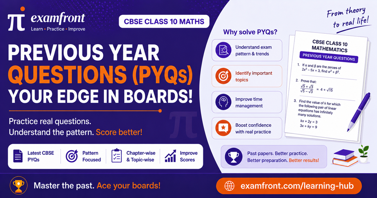 Illustration for the CBSE Class 10 Maths question paper 2025 guide showing a board question sheet